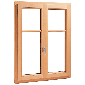 окно из деревянного профиля